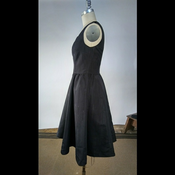 Isaac Mizrahi Woodgrain Taffeta 50's Party Dress - Picture 3 of 7